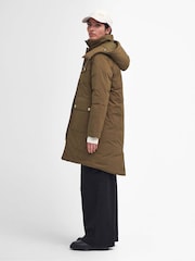 Barbour® International Christa Showerproof Longline Puffer Coats - Image 3 of 7