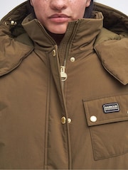 Barbour® International Christa Showerproof Longline Puffer Coats - Image 5 of 7
