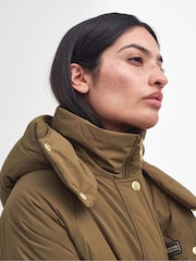 Barbour® International Christa Showerproof Longline Puffer Coats - Image 6 of 7