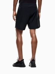 EA7 Black Regular-Fit Logo Shorts - Image 2 of 5