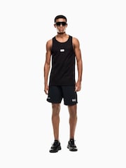 EA7 Black Regular-Fit Logo Shorts - Image 3 of 5
