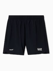 EA7 Black Regular-Fit Logo Shorts - Image 5 of 5