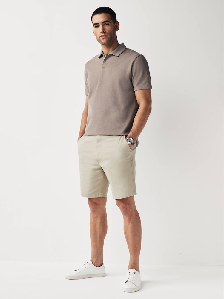 Bone Natural Straight Fit Stretch Chinos Shorts - Image 2 of 9