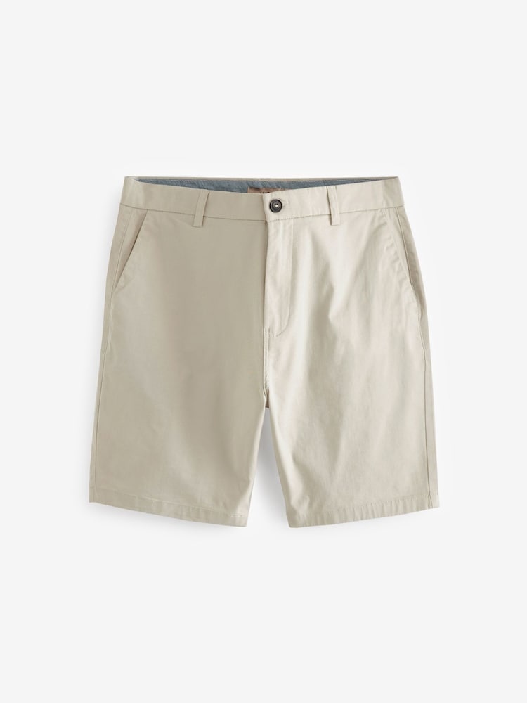 Bone Natural Straight Fit Stretch Chinos Shorts - Image 5 of 9