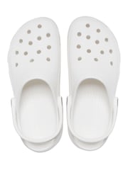Crocs Cream/White Classic Platform Clogs - Image 6 of 7
