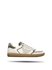 EA7 White Logo Trainers - Image 1 of 7