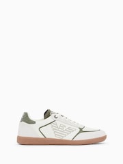 EA7 White Logo Trainers - Image 6 of 7