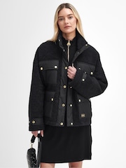 Barbour® International Thornton Sherpa Teddy Black Fleece - Image 1 of 8