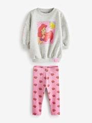 Grey Disney Little Mermaid Ariel Jumper and Leggings Set (3mths-7yrs) - Image 4 of 6