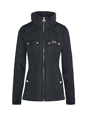 Barbour® International Rubins Box Quilted Jersey Black Jacket - Image 7 of 7