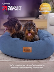 Slumberdown Navy Paws for Slumber Donut Small Pet Bed - Image 7 of 8