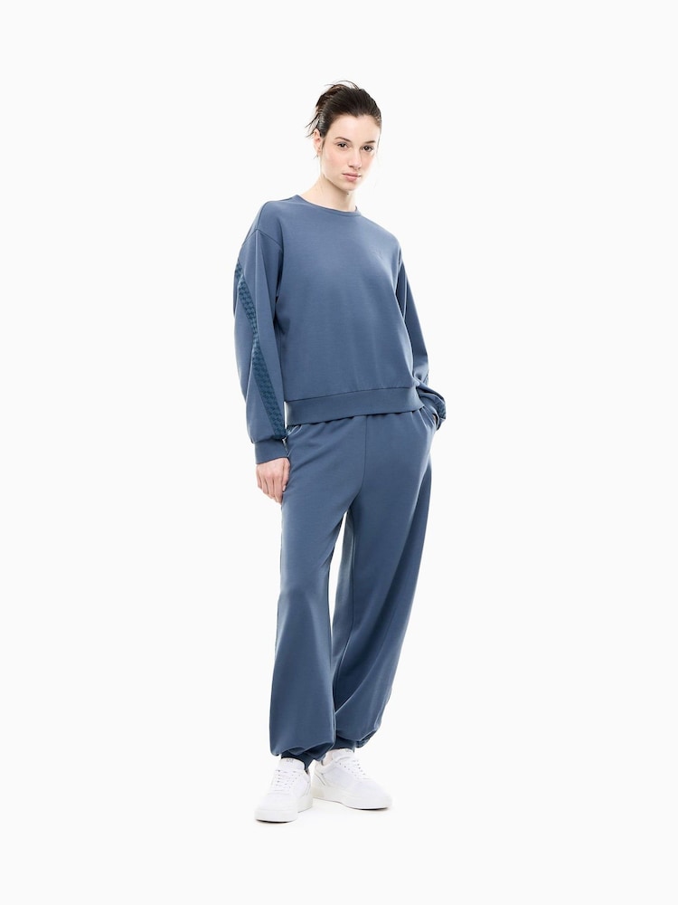EA7 Blue Regular-Fit Logo Tracksuit - Image 1 of 7