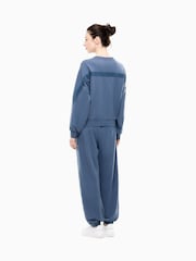 EA7 Blue Regular-Fit Logo Tracksuit - Image 2 of 7