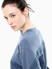 EA7 Blue Regular-Fit Logo Tracksuit - Image 4 of 7