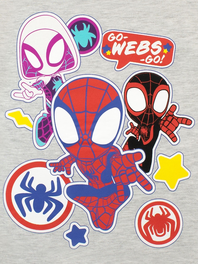 Character Grey Spider-Man Short Sleeve T-Shirt - Image 2 of 2