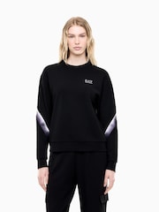 EA7 Regular-Fit Logo Sweat Top - Изображение 1 6