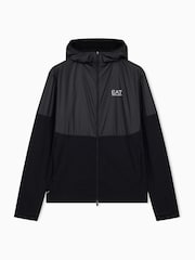 EA7 Black Regular-Fit Logo Sweat Top - Image 4 of 6