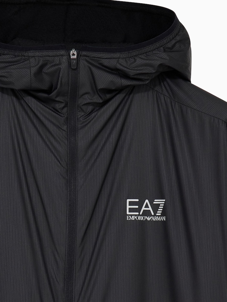 EA7 Black Regular-Fit Logo Sweat Top - Image 6 of 6