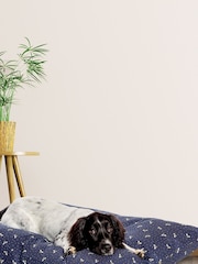 FatFace Blue Spotty Bees Deep Duvet Dog Bed - Image 1 of 3