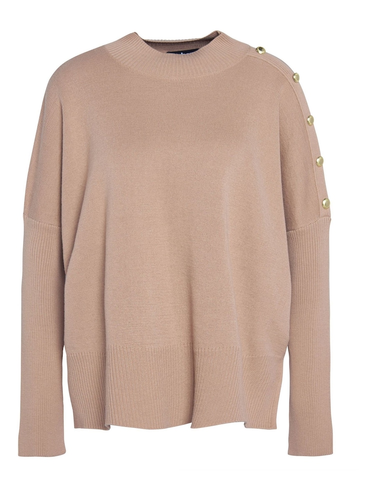 Barbour® International Satellite Placket Shoulder Knitted Black Jumper - Image 7 of 7 Barbour® International Satellite Placket Shoulder Knitted Black Jumper - Image 7 of 7