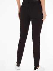 Calvin Klein High Rise Skinny Black Jeans - Image 2 of 6