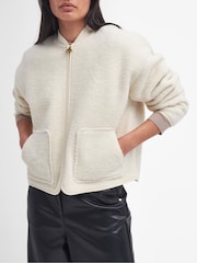 Barbour® International Serova Fleece Bomber Jacket - Image 4 of 7