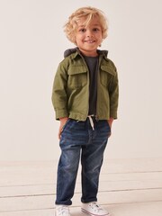 Dark Wash Loose Fit Jogger Jeans With Comfort Stretch (3mths-7yrs) - Image 2 of 7