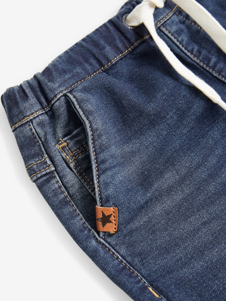 Dark Wash Loose Fit Jogger Jeans With Comfort Stretch (3mths-7yrs) - Image 7 of 7