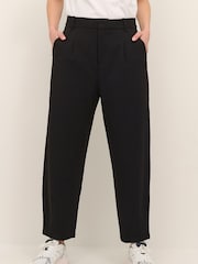 Kaffe Merle Black Cropped Suit Trousers - Image 1 of 5