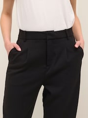 Kaffe Merle Black Cropped Suit Trousers - Image 4 of 5