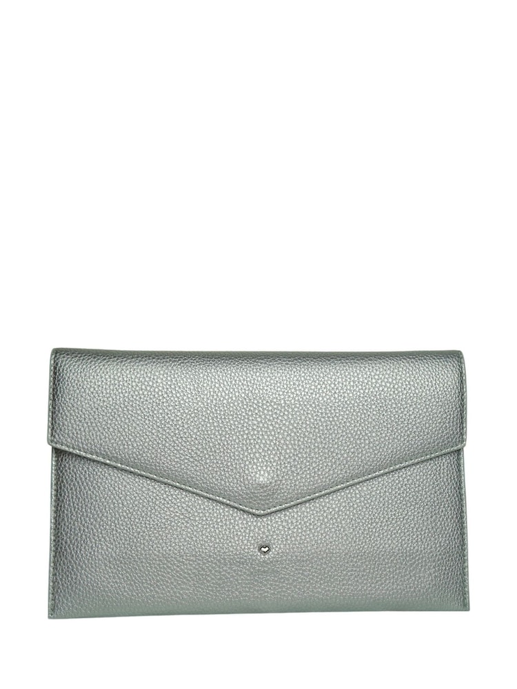 Johnny Loves Rosie Silver Cora Envelope Bag - Image 1 of 2