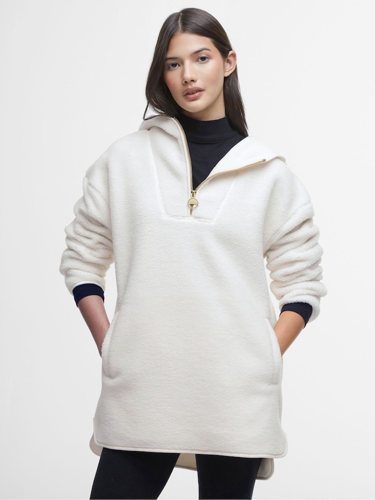 Barbour® International Boston Quarter Zip Fleece Hoodies - Image 1 of 7