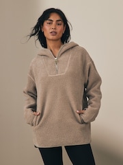 Barbour® International Boston Quarter Zip Hoodies - Image 2 of 7