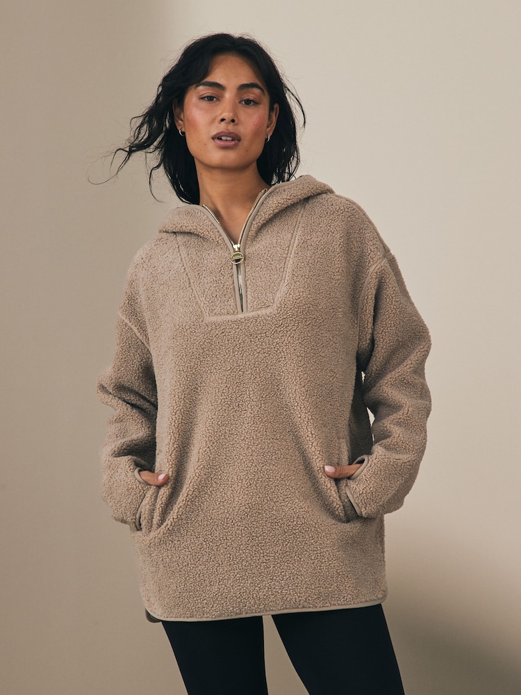 Barbour® International Boston Quarter Zip Hoodies - Image 2 of 7 Barbour® International Boston Quarter Zip Hoodies - Image 2 of 7