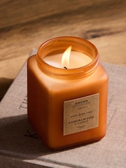 Orange Bronx Sandalwood and Amber Single Wick Fragranced Candle - Image 3 of 4