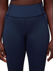 Whistles Blue Sports Leggings - Image 3 of 4