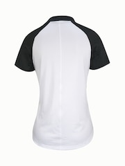 Callaway Apparel Ladies White Texture Floral Polo Shirt - Image 6 of 6