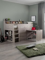 Julian Bowen Oak Kids Multi Storage Mid Sleeper - Image 1 of 7