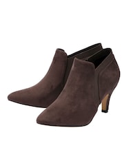 Lotus Brown Heeled Shoe Boots - Image 2 of 4