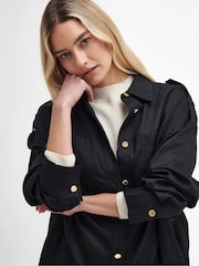 أسود - فستان عملي بتصميم قميص Christa من Barbour® International - صورة 6 من 8