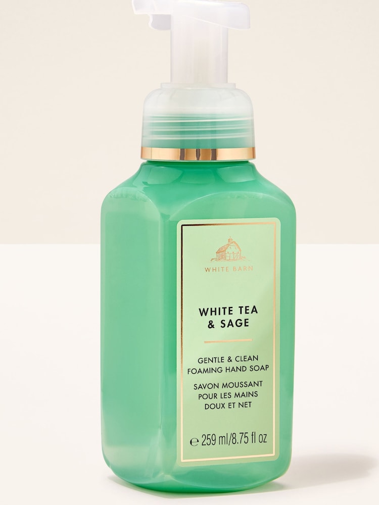 Bath & Body Works White Tea and Sage Gentle & Clean Foaming Hand Soap 259ml - Image 1 of 1