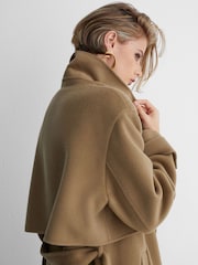 Abrigo de Doble botonadura de lana con costuras invisibles de Atelier - Imagen 3 de 9