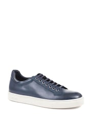 Jones Bootmaker Mens Simon Leather Trainers - Image 4 of 6