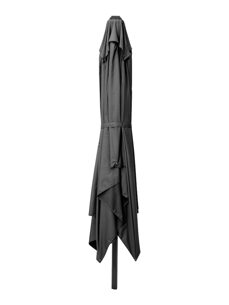 Pacific Grey Taupe Garden Challenger T2 3.5 x 2.6m Oblong Anthracite Parasol - Image 7 of 7