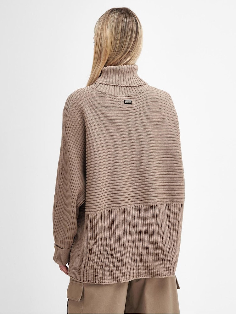 Barbour® International Roberta Chunky Knit 100% Cotton Jumper - Image 2 of 7