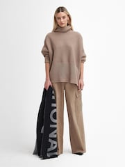 Barbour® International Roberta Chunky Knit 100% Cotton Jumper - Image 3 of 7