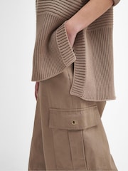 Barbour® International Roberta Chunky Knit 100% Cotton Jumper - Image 5 of 7