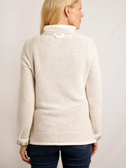 Weird Fish Aria Eco 1/4 Zip Eco Macaroni Sweat Shirt - Image 2 of 7