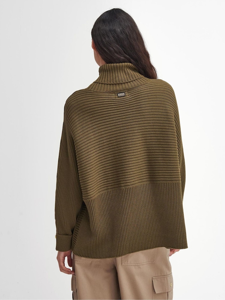 Barbour® International Roberta Chunky Knit 100% Cotton Jumper - Image 1 of 9