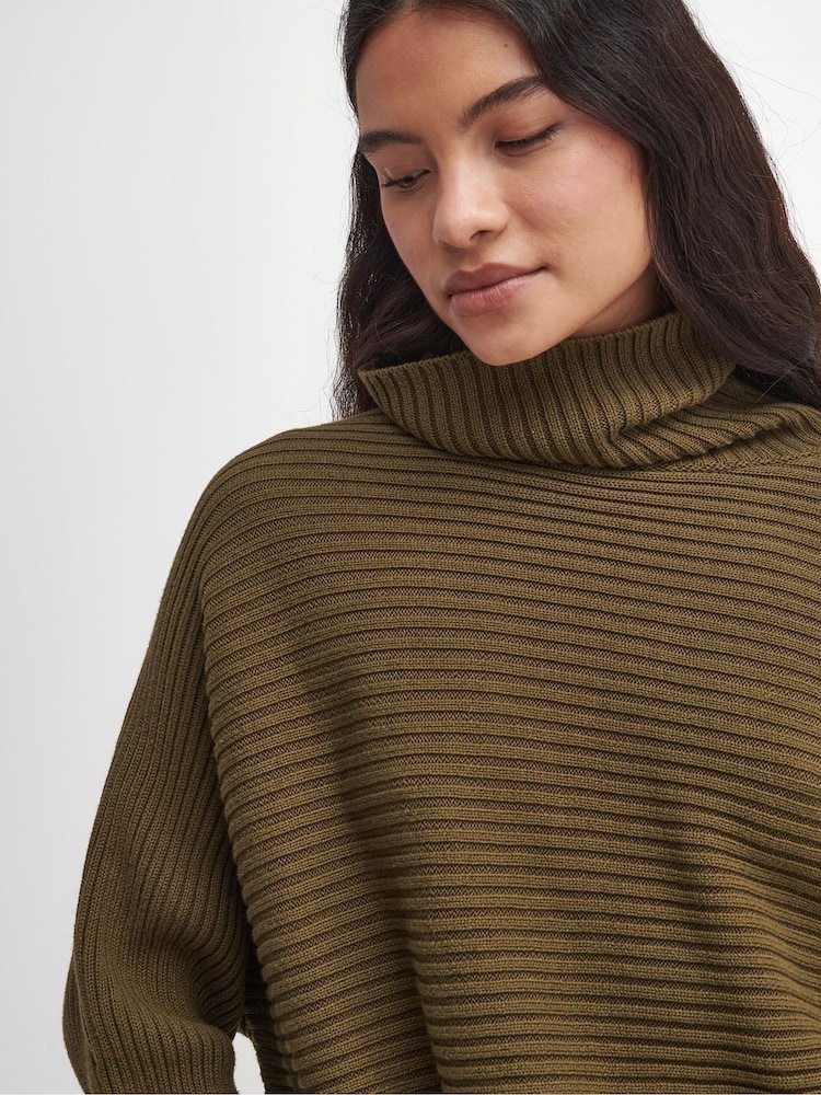 Barbour® International Roberta Chunky Knit 100% Cotton Jumper - Image 2 of 9